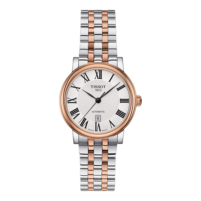 Tissot Jam Tangan Wanita Tissot Carson Premium Automatic 30mm Lady T-Classic T122.207.22.033.00 Silv