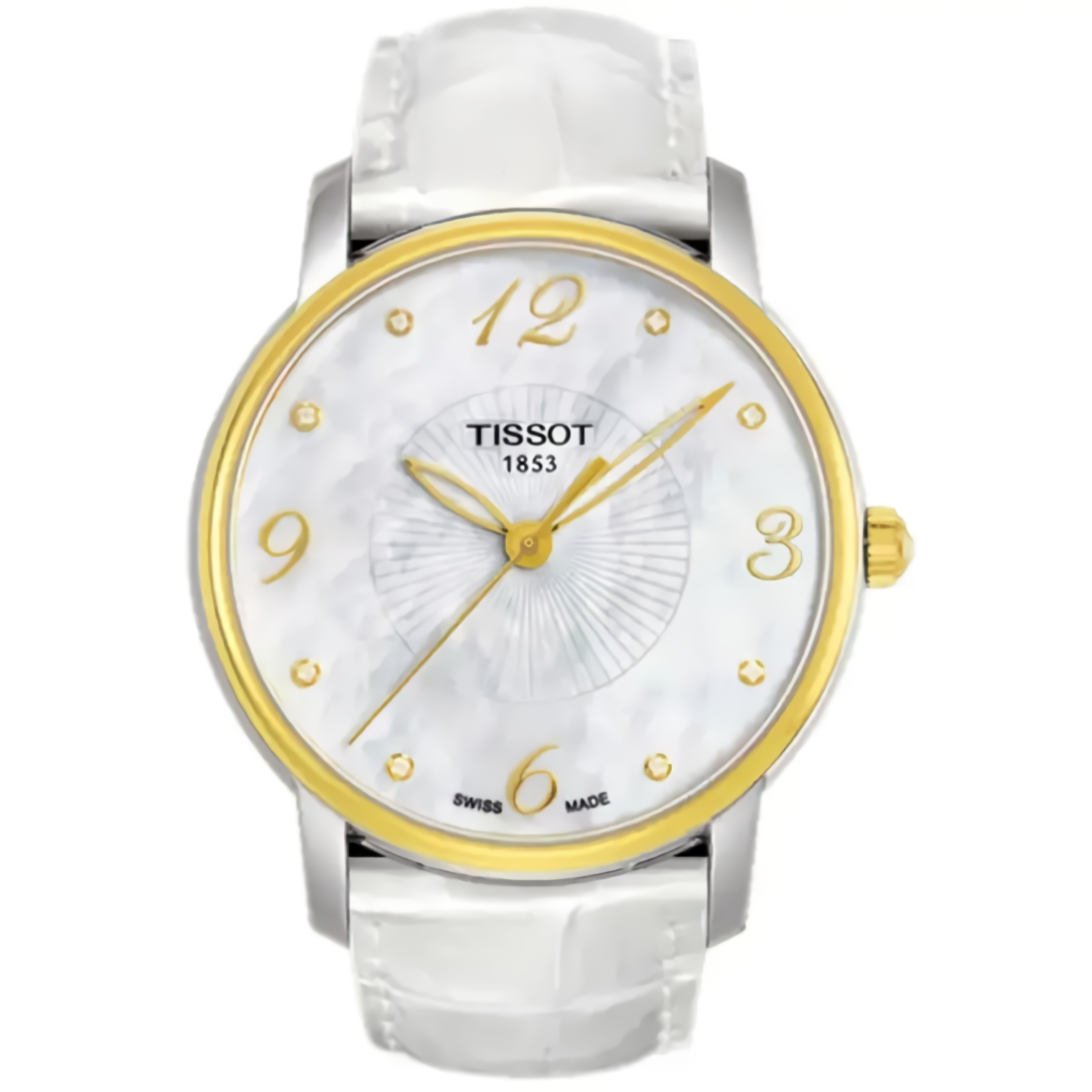 TISSOT LADY ROUND Women's watch with diamonds