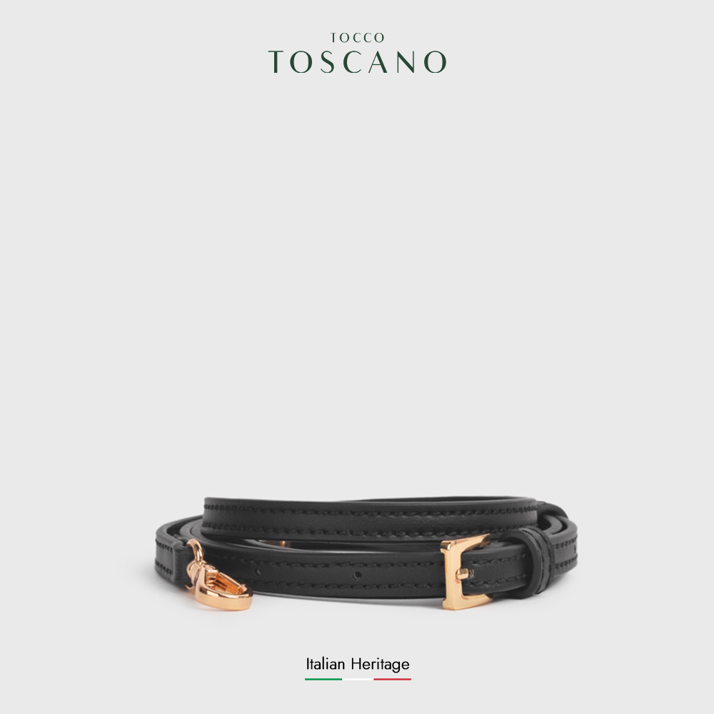Tocco Toscano - Iduna 10mm Adjustable Bag Strap (Black)