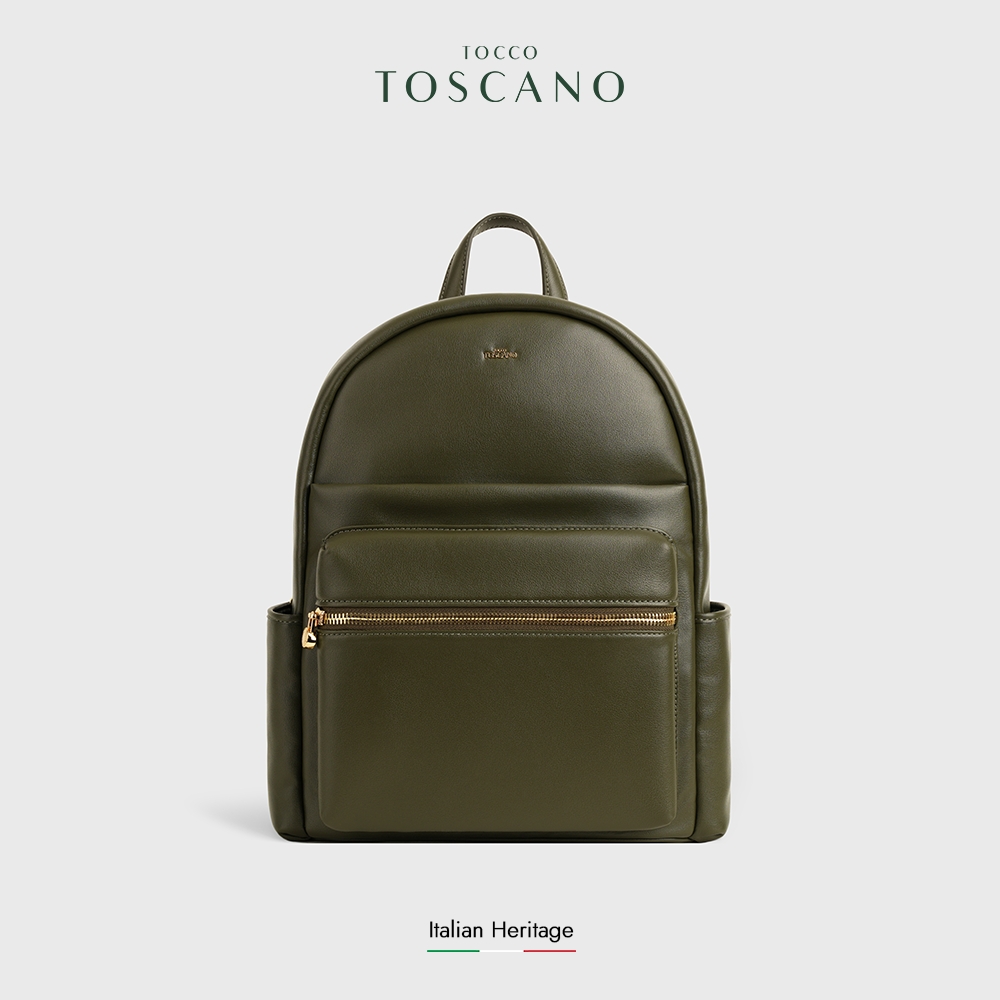 Tocco Toscano Bianca Backpack - Tas Ransel (Olive)