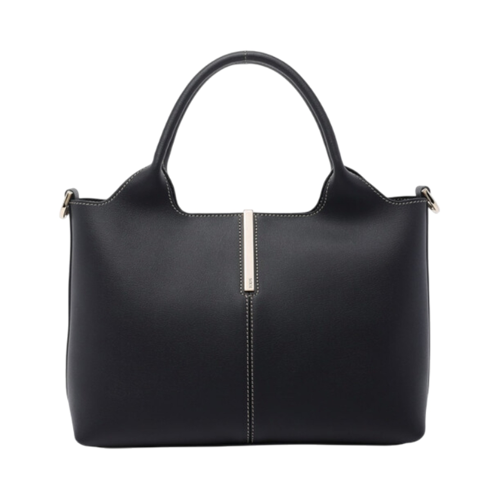 Tod's Small Leather Shopping Bag Black
