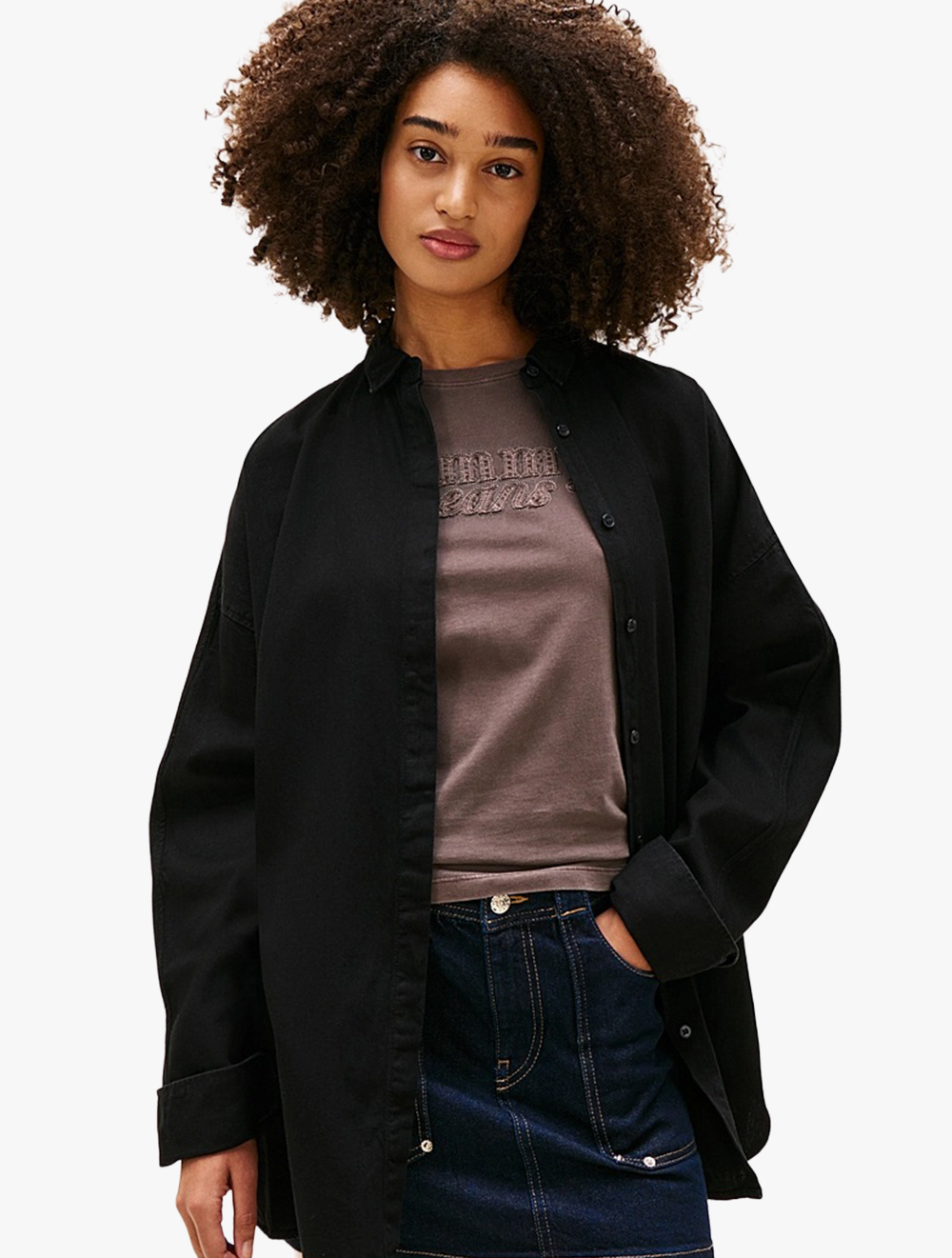 Tommy Hilfiger Tommy Jeans - Baggy Denim Shirt E4089 Extended