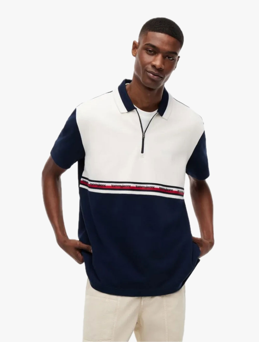 Tommy Hilfiger - Relaxed Fit Global Stripe Polo Shirt