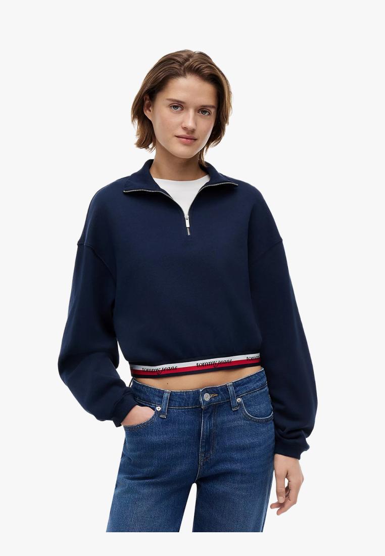 Tommy Hilfiger Tommy Jeans - Tommy Jeans Boxy Quarter-Zip Sweatshirt