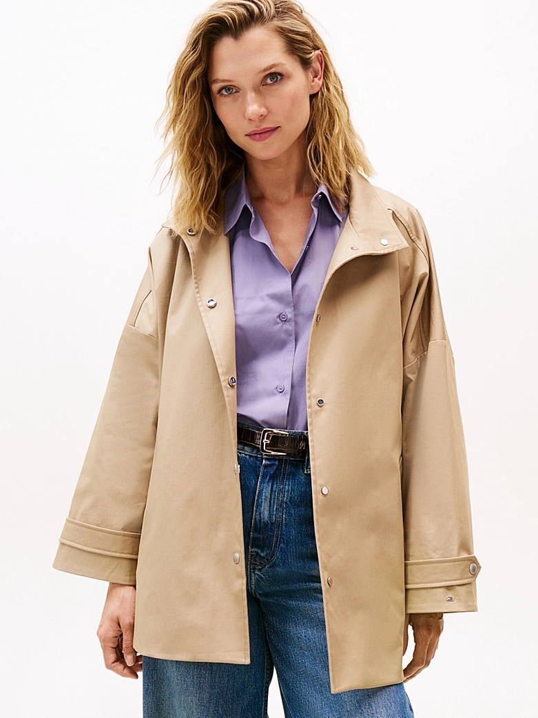 Tommy Hilfiger - Water Repellent Oversized Car Coat