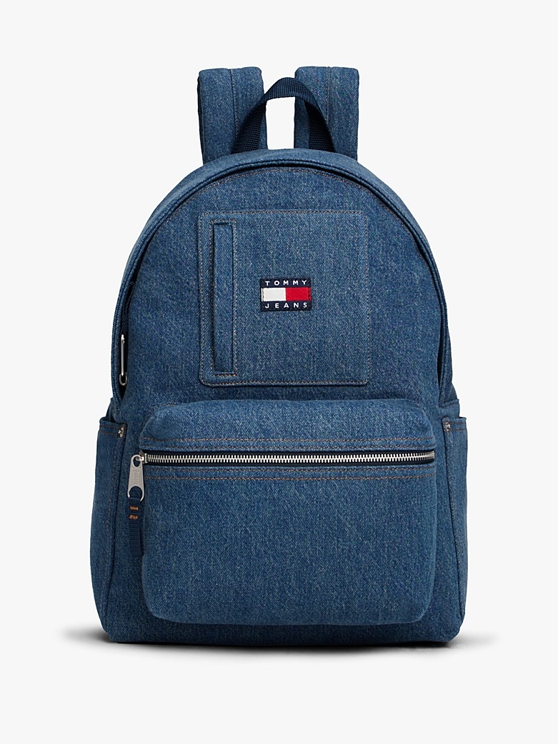Tommy Hilfiger - Logo Denim Dome Backpack
