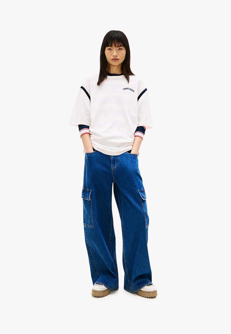 Tommy Hilfiger Tommy Jeans - Mid Rise Loose Wide Leg Cargo Jeans