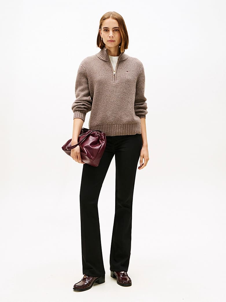 Tommy Hilfiger - Mid Rise Bootcut Black Jeans
