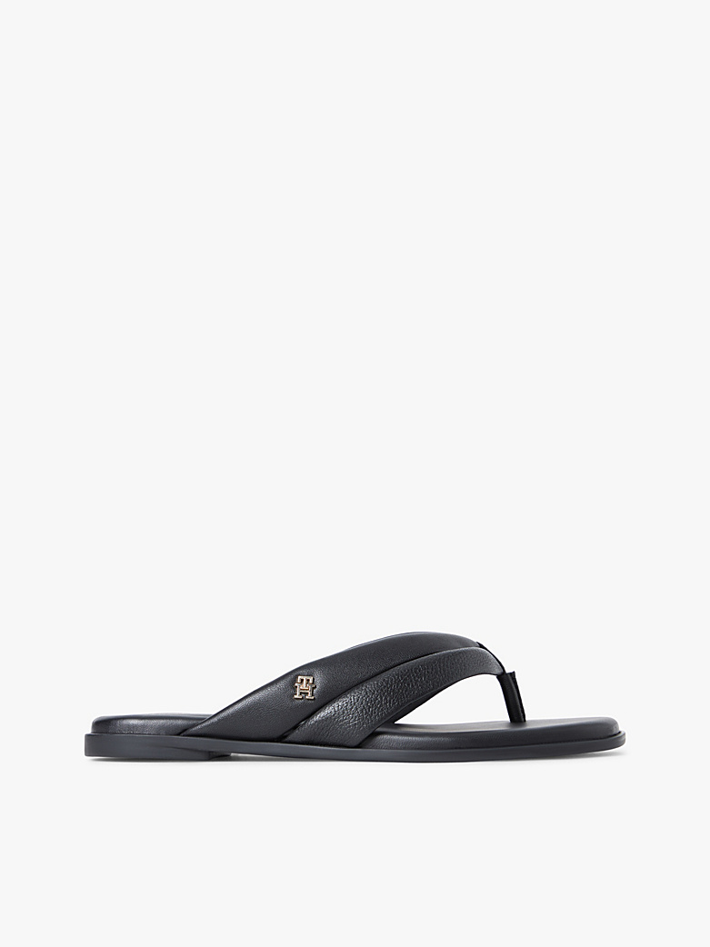 Tommy Hilfiger - ELEVATED TOE POST LTH SANDAL