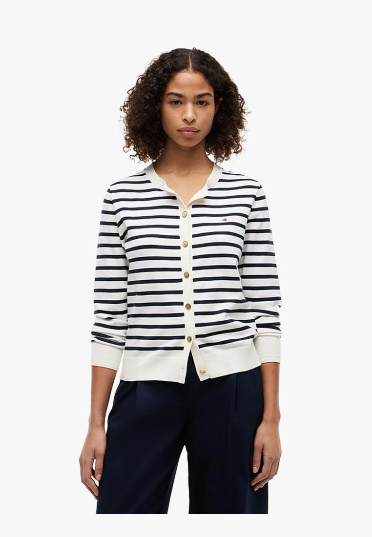 Tommy Hilfiger Jersey Crew Neck Cardigan