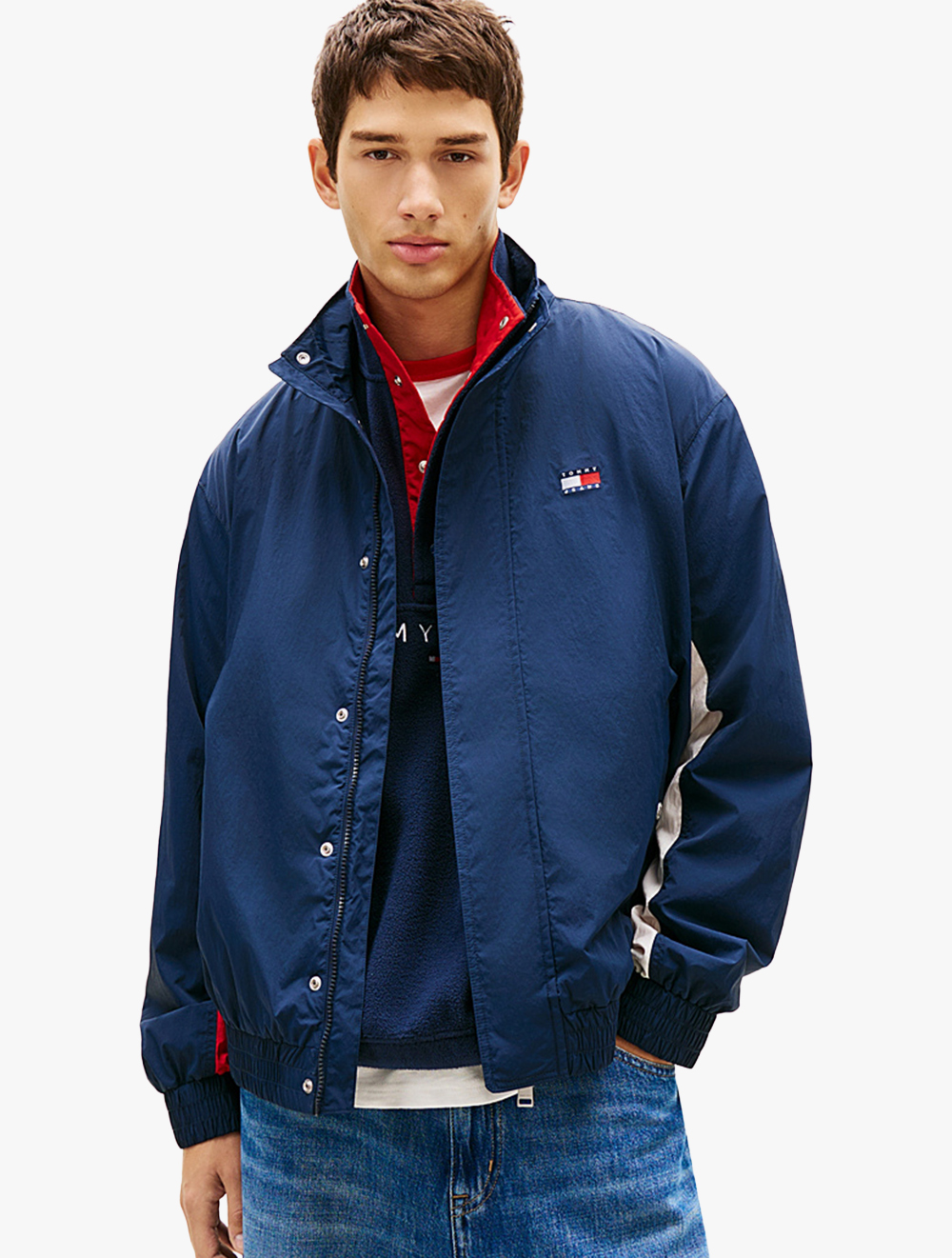 Tommy Hilfiger Tommy Jeans - Flag Badge Back Logo Water Repellent Jacket
