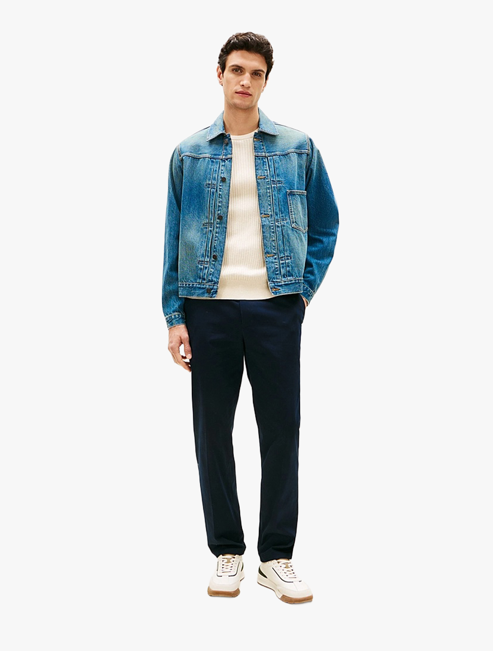 Tommy Hilfiger - Cinch Back Denim Trucker Jacket