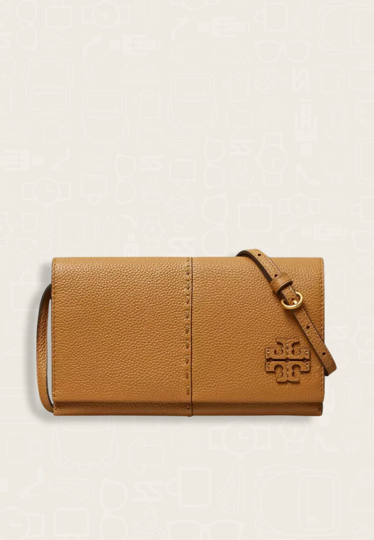 Tory Burch McGraw Wallet Crossbody Tiramisu