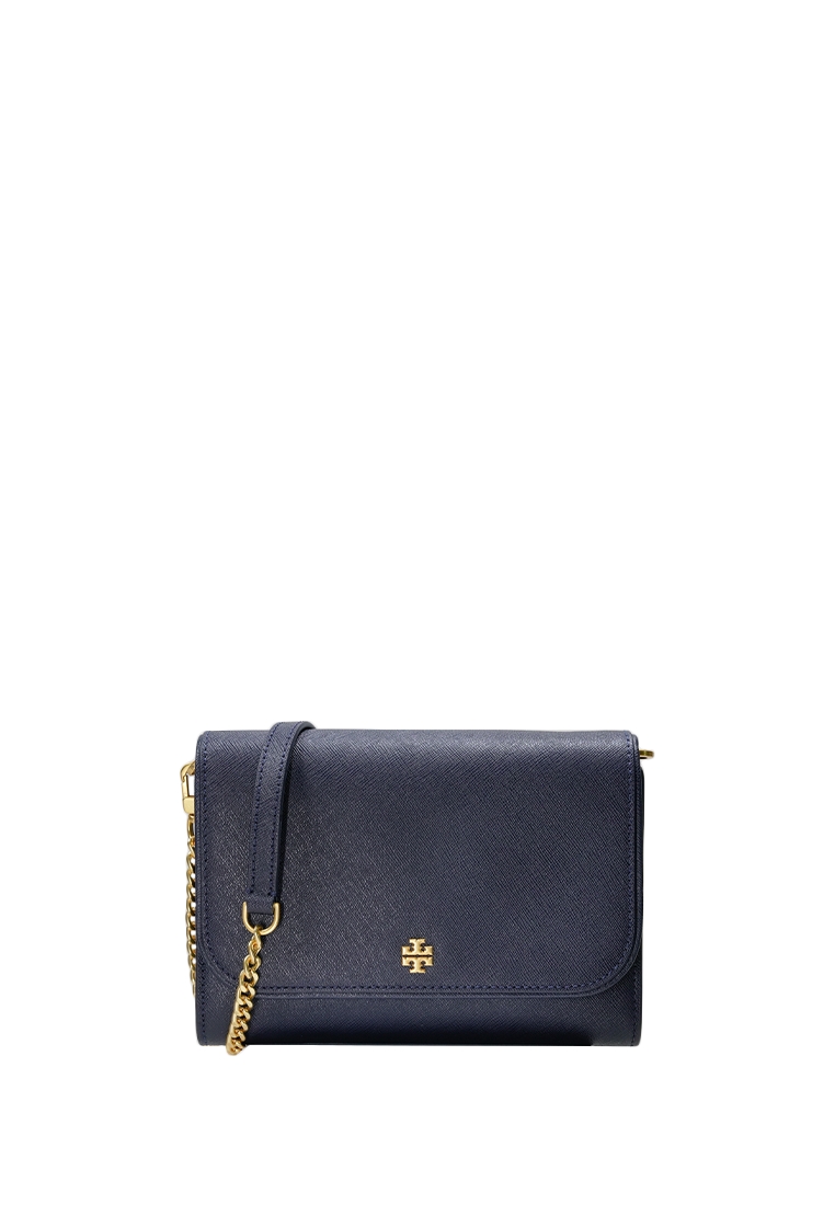 TORY BURCH Emerson Chain Wallet Tory Navy