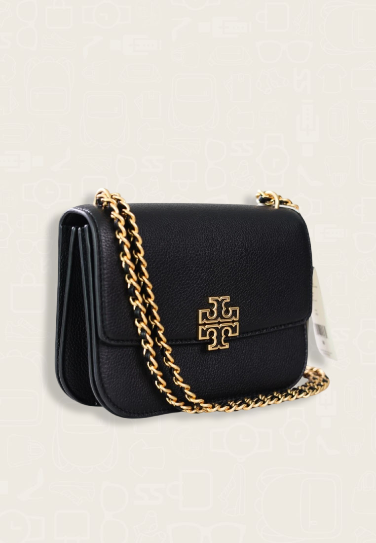 Tory Burch Britten Small Adjustable Shoulder Bag Black