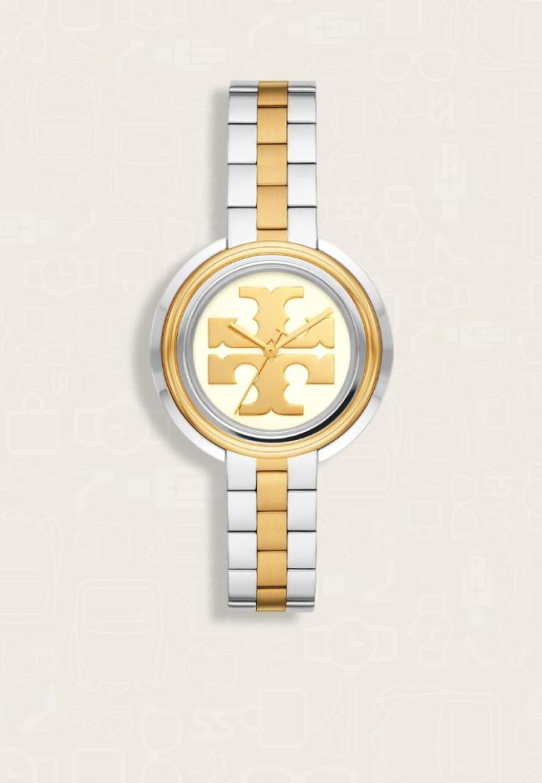 TORY BURCH Jam Tangan Wanita Tory Burch Miller Watch Silver Gold