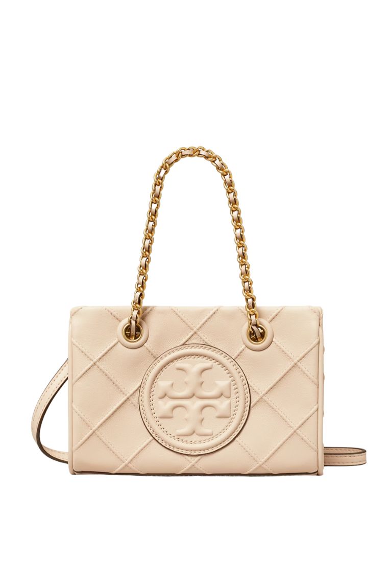 TORY BURCH Mini Fleming Soft Chain New Cream