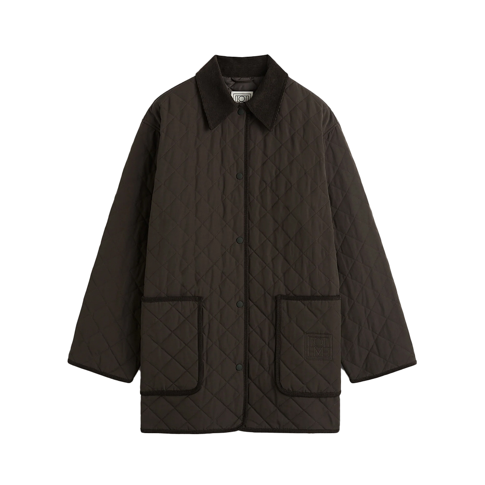 Totême Quilted Barn Jacket Espresso