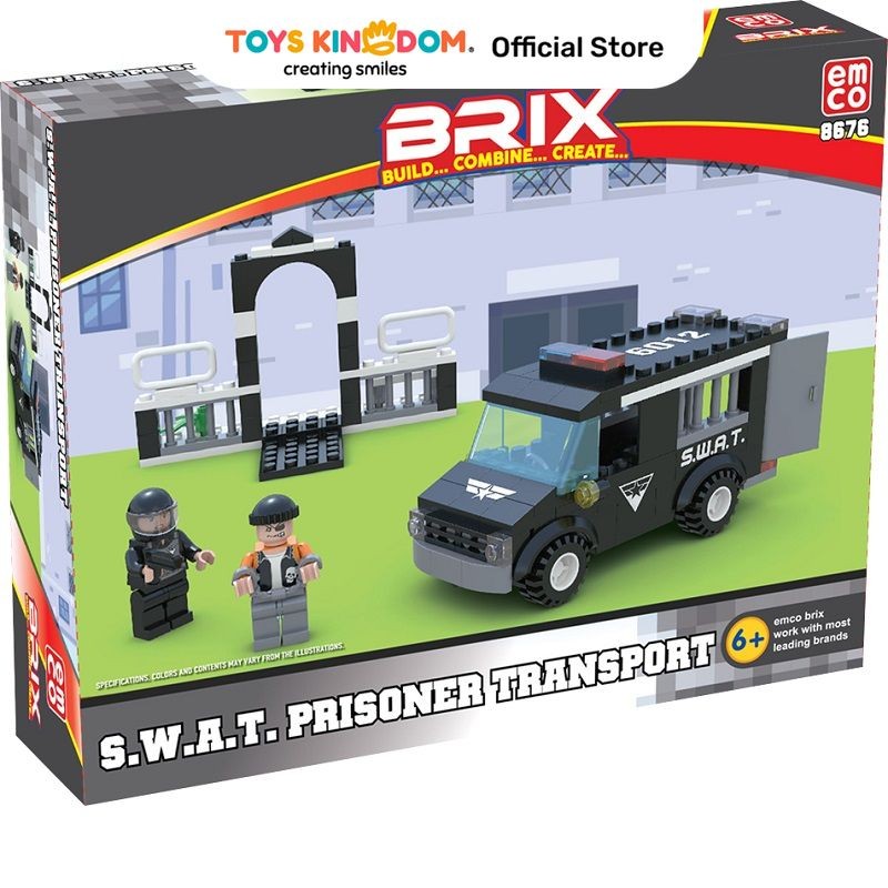TOYS KINGDOM Emco Brix Swat 6 In 1 Random