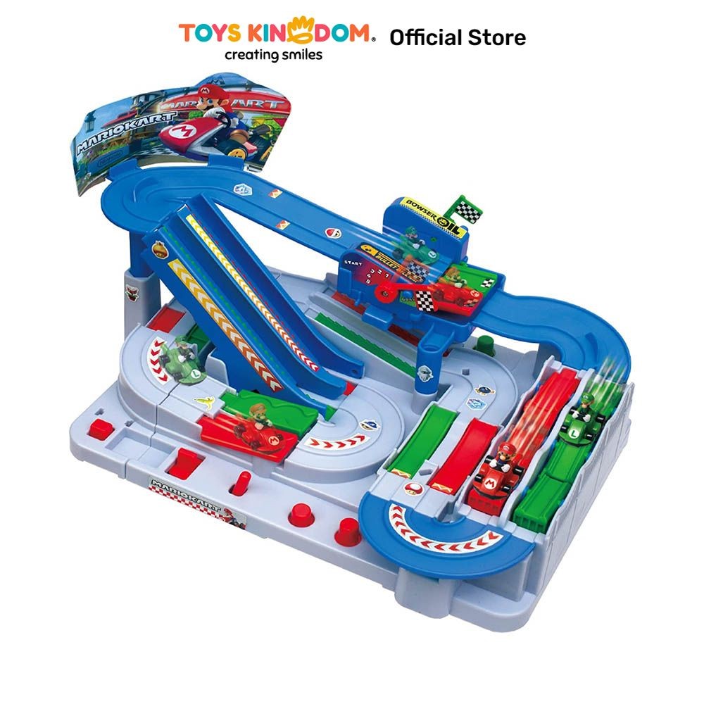TOYS KINGDOM Epoch Set Mainan Mario Kart Racing Deluxe Temg73900