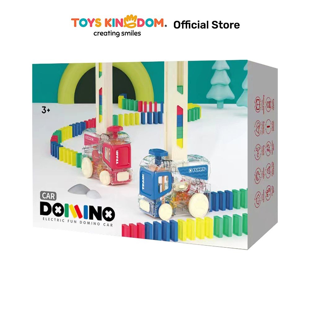 TOYS KINGDOM KIDDY FUN SET DOMINO CAR - MERAH