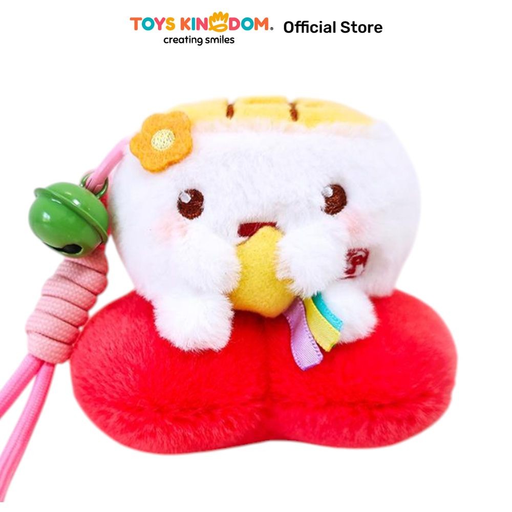 TOYS KINGDOM Kiddy Fun Gantungan Kunci Boneka Plush Hannari Tofu Carrot - Mix