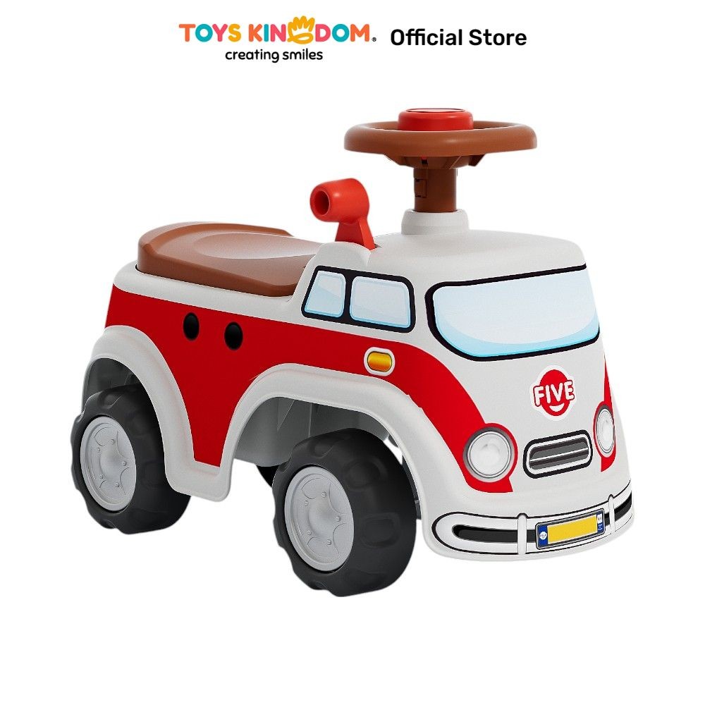 TOYS KINGDOM LITTLE GIGGLES XR RIDE ON AMBULANCE - MERAH/PUTIH