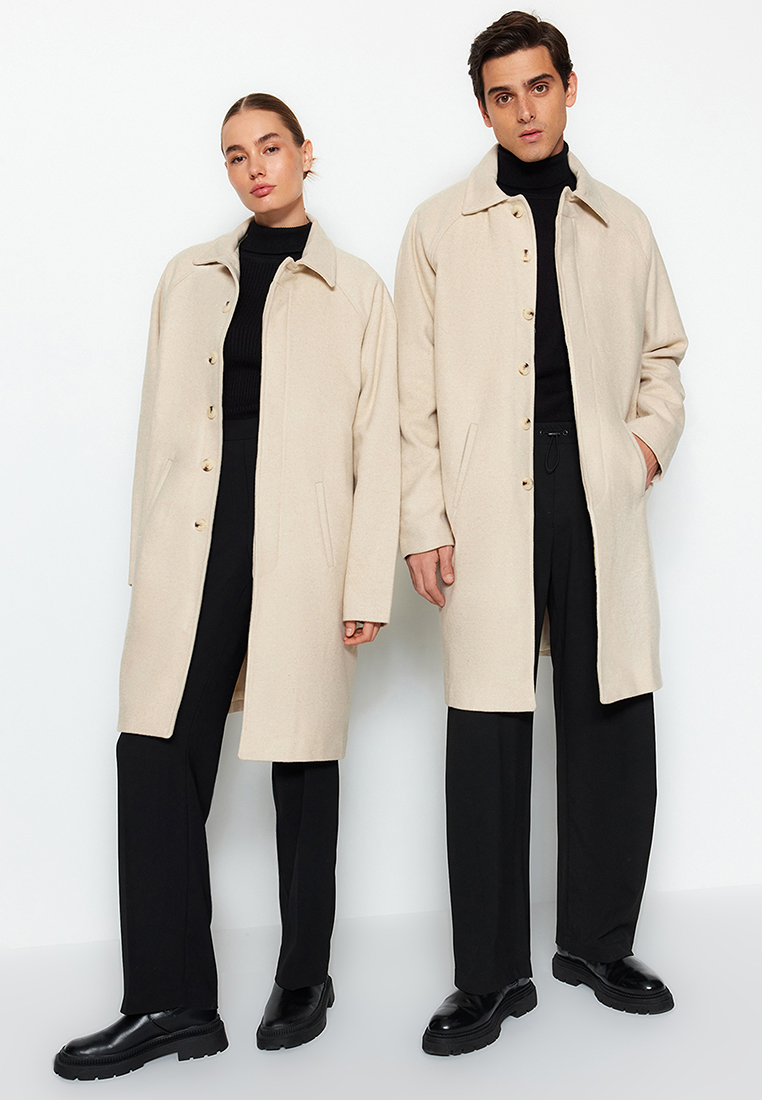 Trendyol Unisex Wool Blend Winter Coat