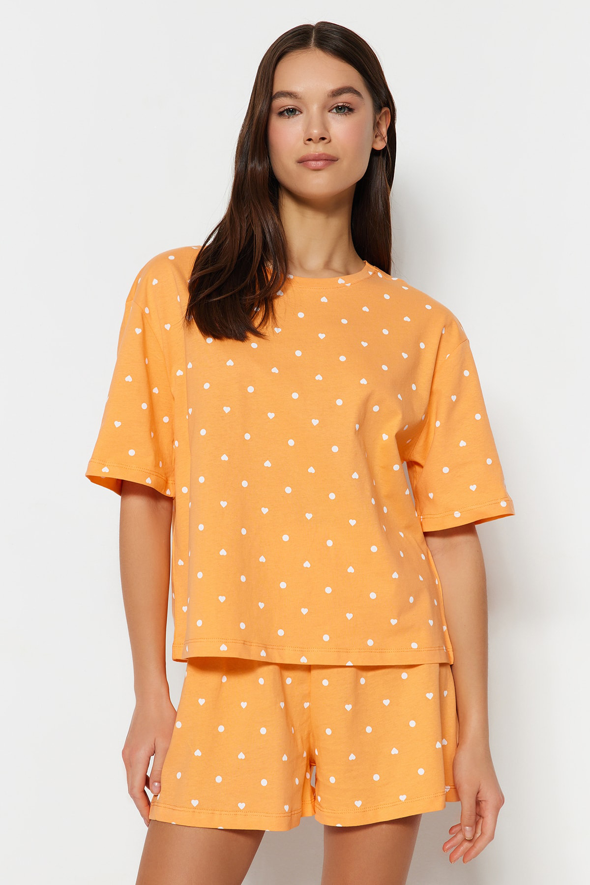 Trendyol Heart Pajamas Set