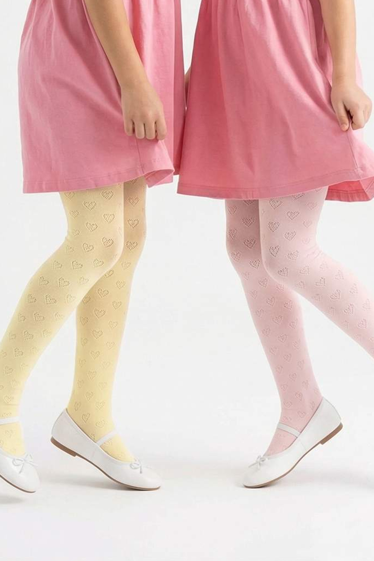 Trendyol Yellow-Pink 2-Piece Girls' Pantyhose Tkdss26Co00020