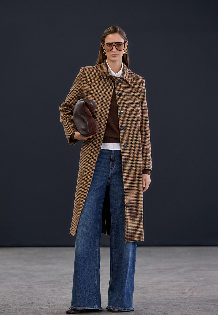 Trendyol Studio Houndstooth Coat