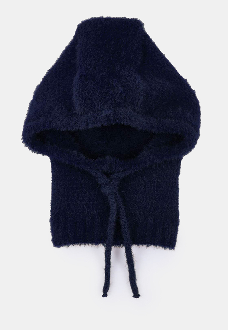 Trendyol Soft Textured Tie-Up Head-Wrapping Balaklava Knitwear Beanie