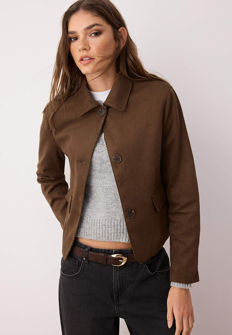 Trendyol Faux Suede Jacket