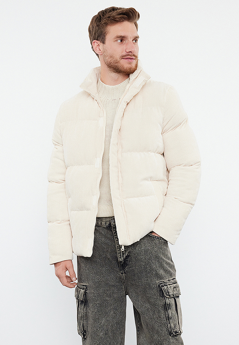Trendyol Corduroy Puffer Jacket
