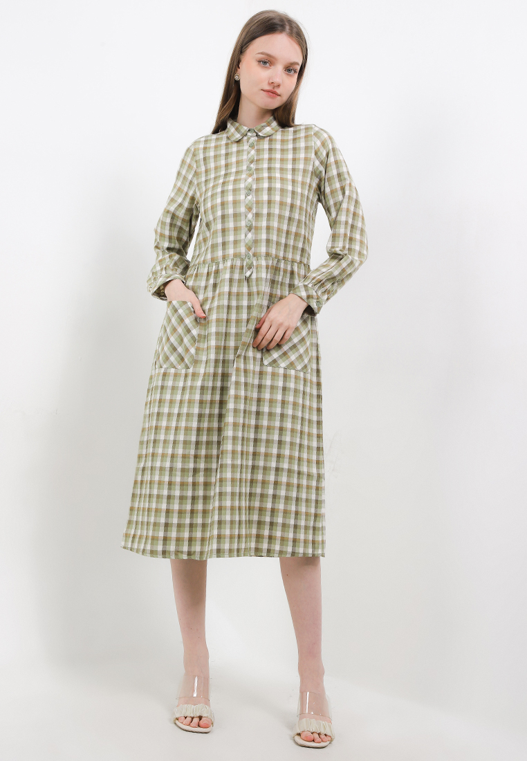 Triset Casual Pakaian Wanita Dress - TD301910111