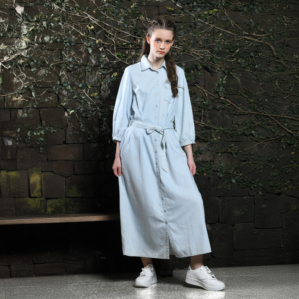 Triset Casual Denim Dress - TD301941032