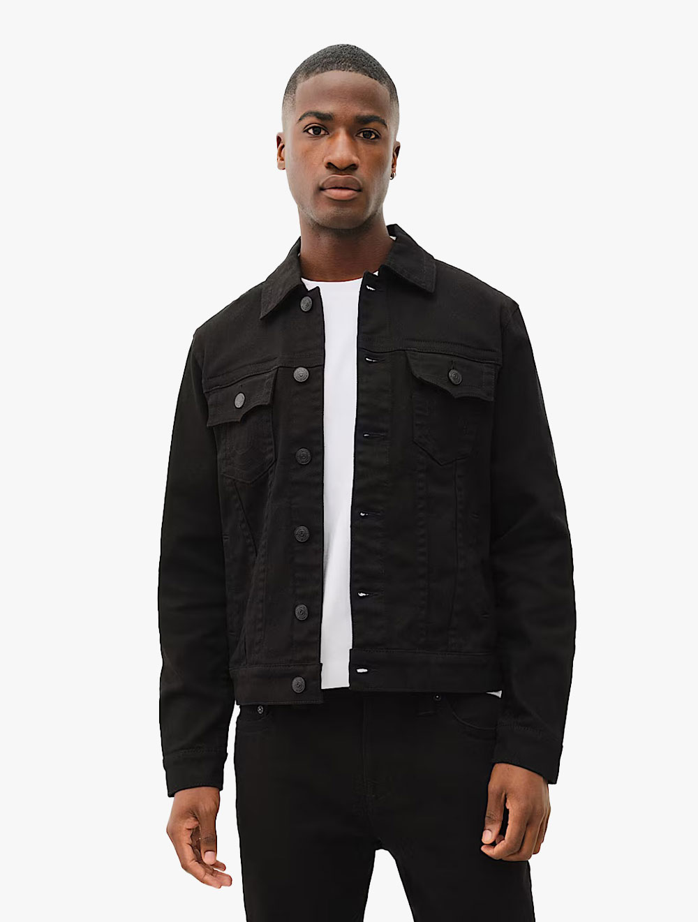 True Religion - Men Jackets - TRUCKER JACKET - Black