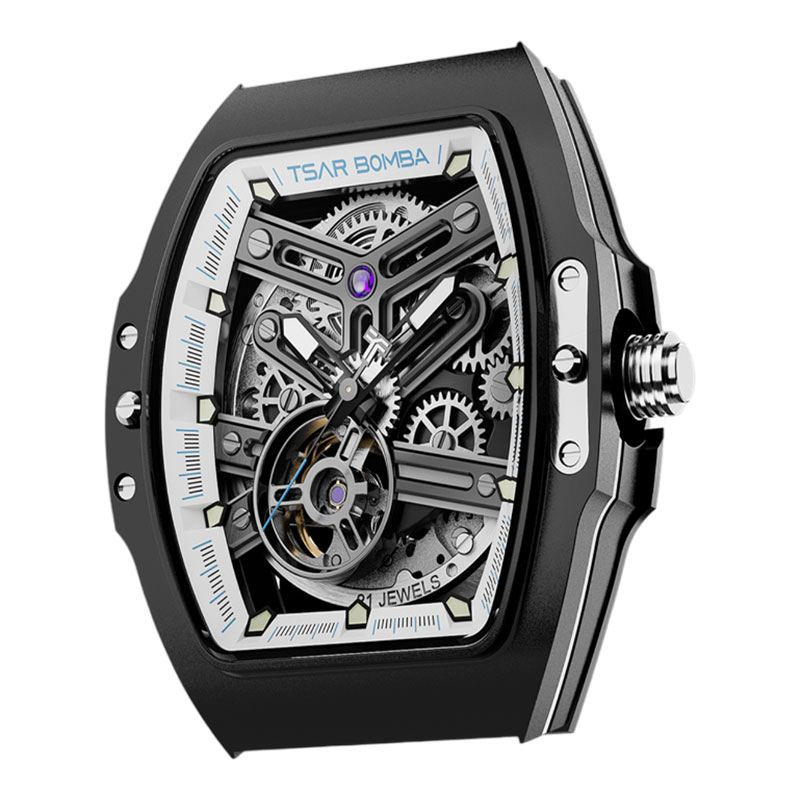 Jam Tangan Pria Tsar Bomba TB8218(1+7)FKM-06 Atomic Collection Interchangeable Watch Set 44.5mm