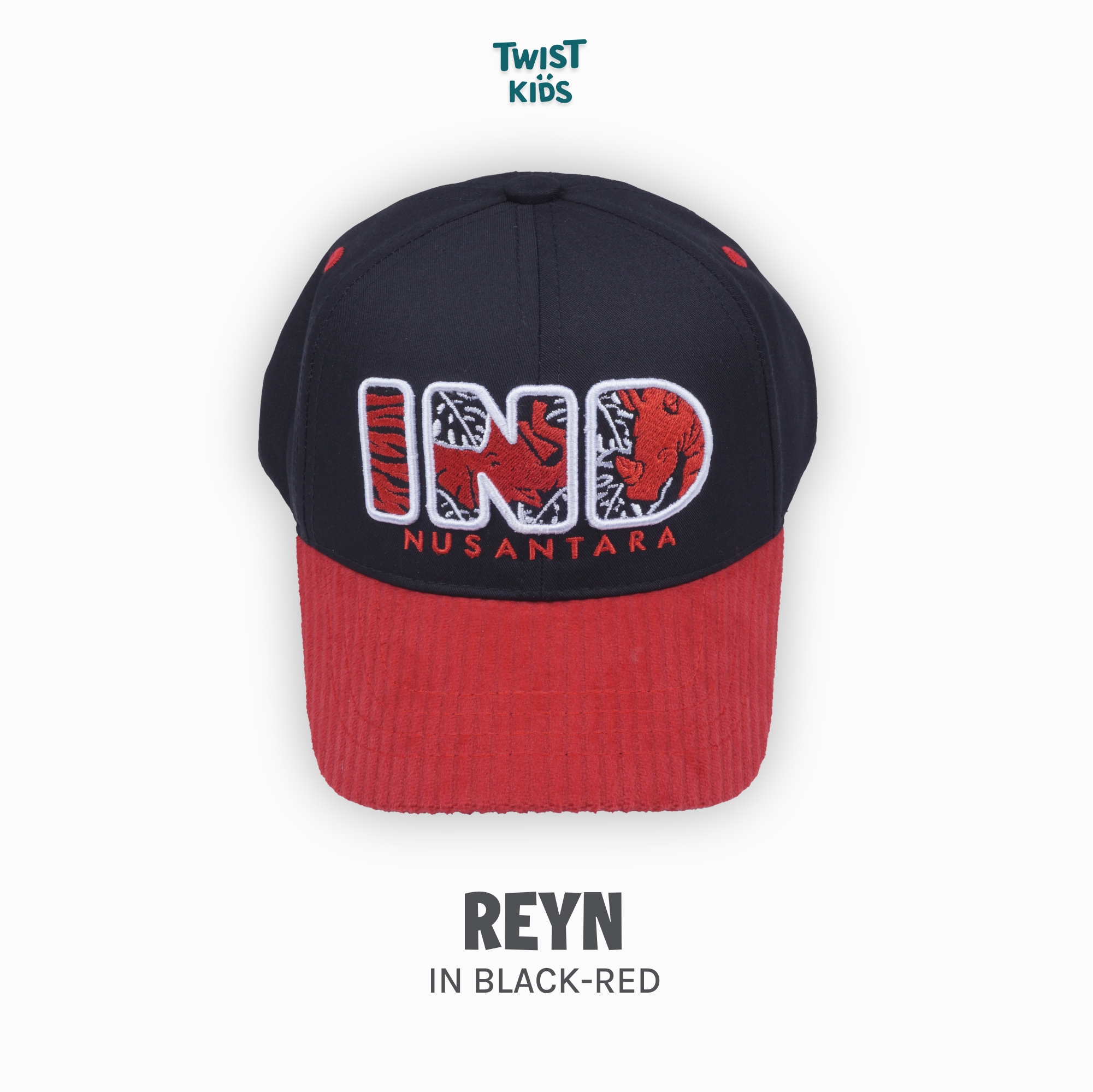 Twist Kids [Official Store] - Reyn C, Nusantara Series, Topi Corduroy Tema Indonesia Anak Laki-Laki 