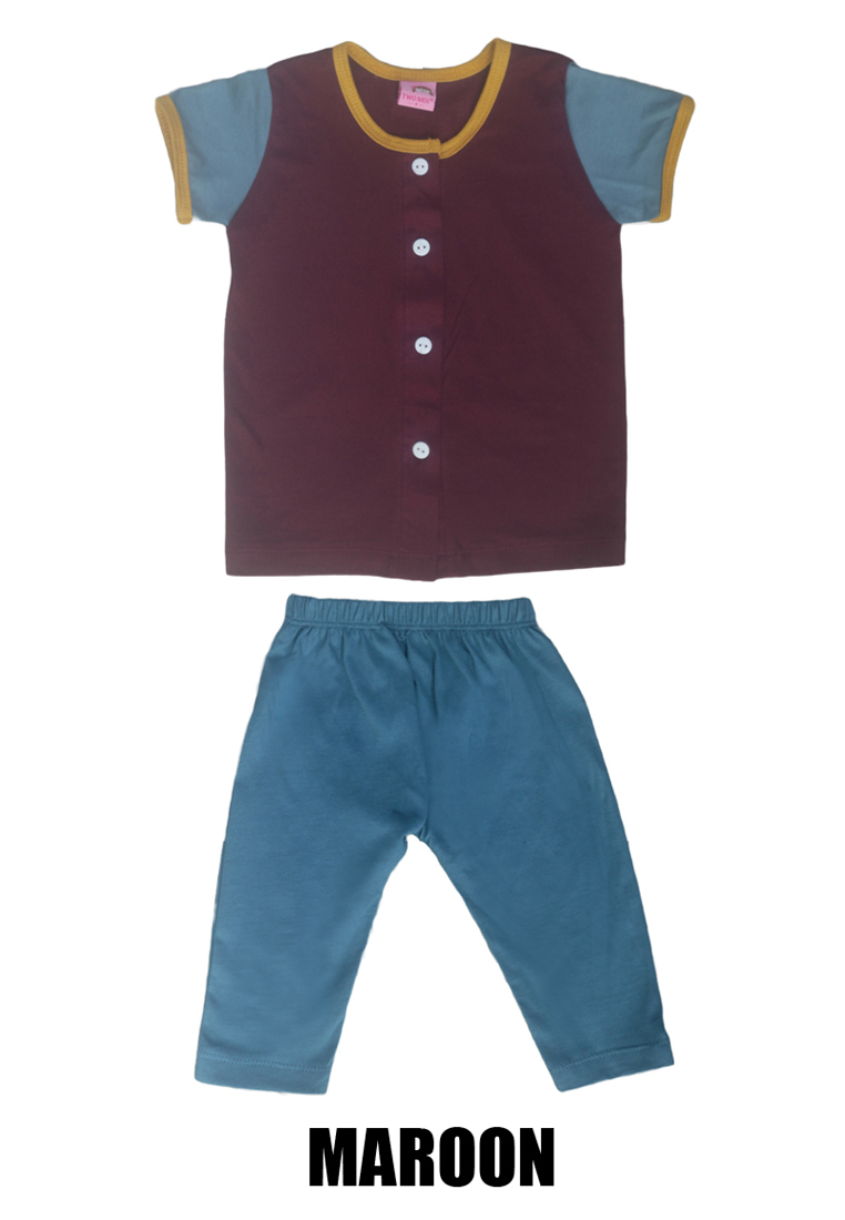 TWO MIX - Setelan Bayi Bahan Kaos Katun Combed - Baby Set Lengan 4266