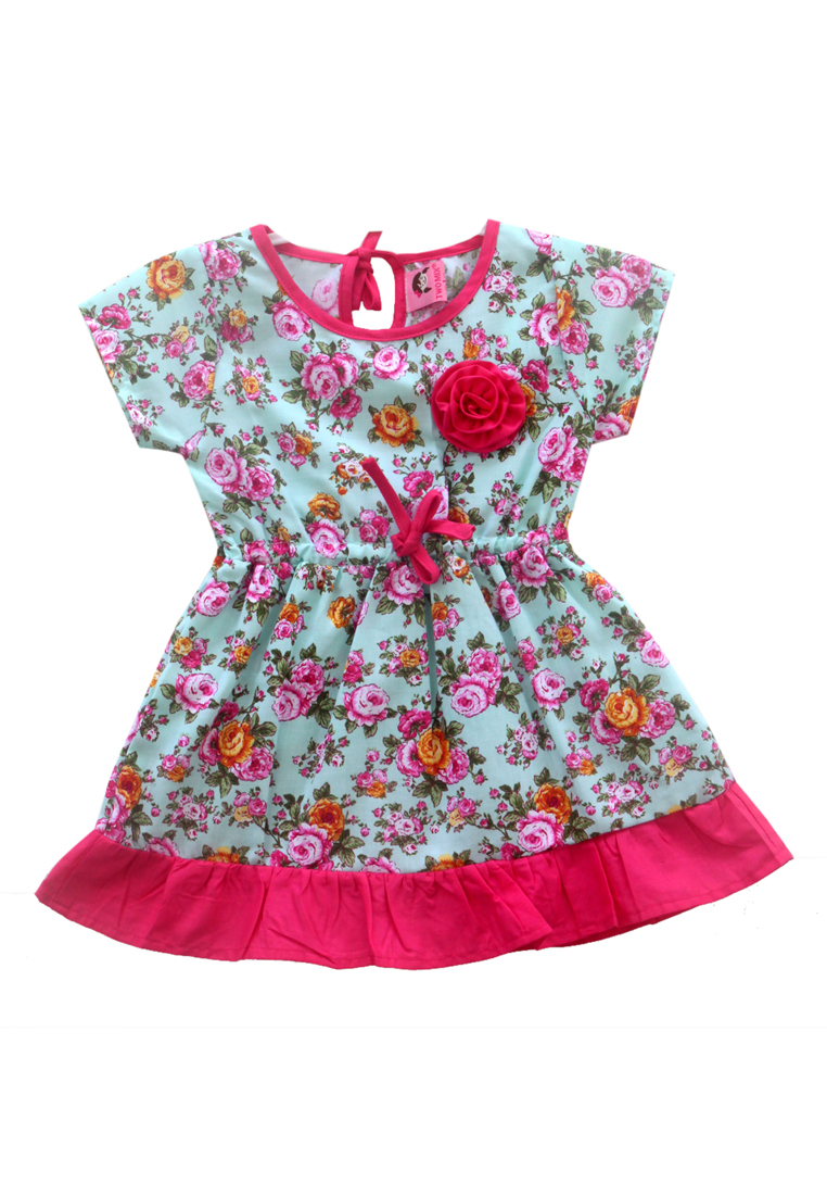 Two Mix Dress Anak Perempuan / Home Dress Anak / Daster Rumah Anak Perempuan 4068