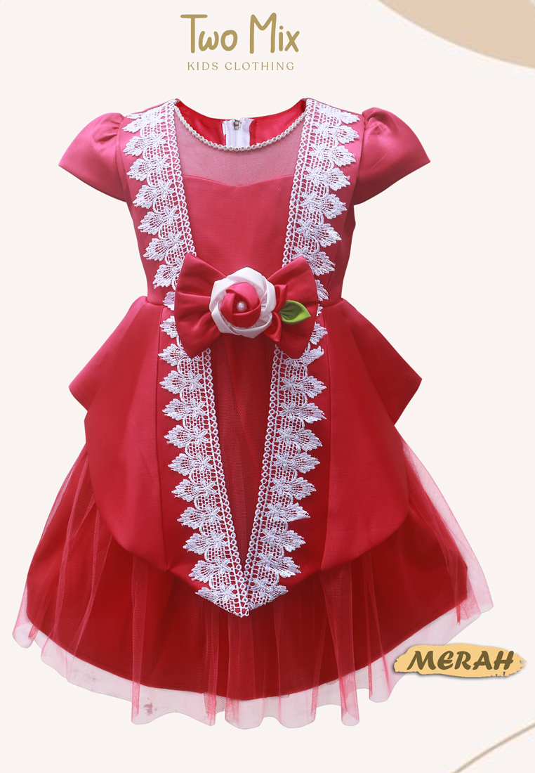 TWO MIX - Dress Anak Perempuan 1-12 Tahun Y881 - Colour Fanta