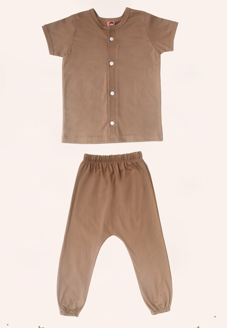 TWO MIX - Short Pajama 0Y 1Y 2Y 3Y - Piyama Anak - Baju Tidur Anak Bahan Katun Combed 0-3 Tahun 4221
