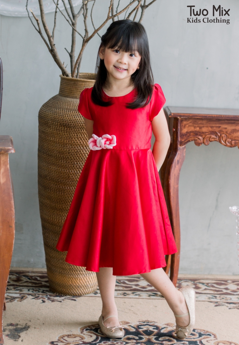 Two Mix - Dress Anak Natal Perempuan - Baju Anak Natal Perempuan 1-12 Tahun 4334