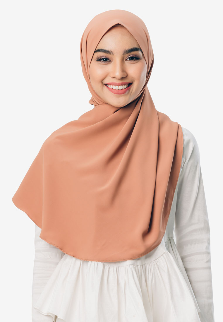 UMMA Sofya Half Moon Scarf In Brown