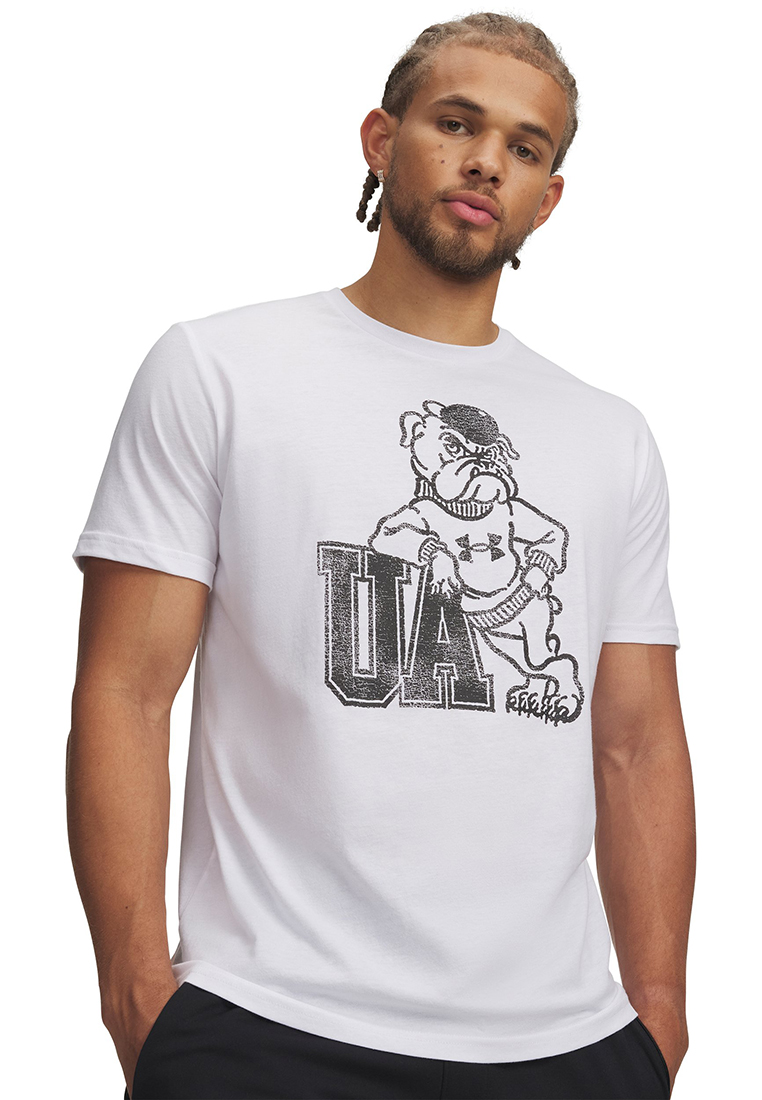 Under Armour Bulldog Illustration Short Sleeve Tee