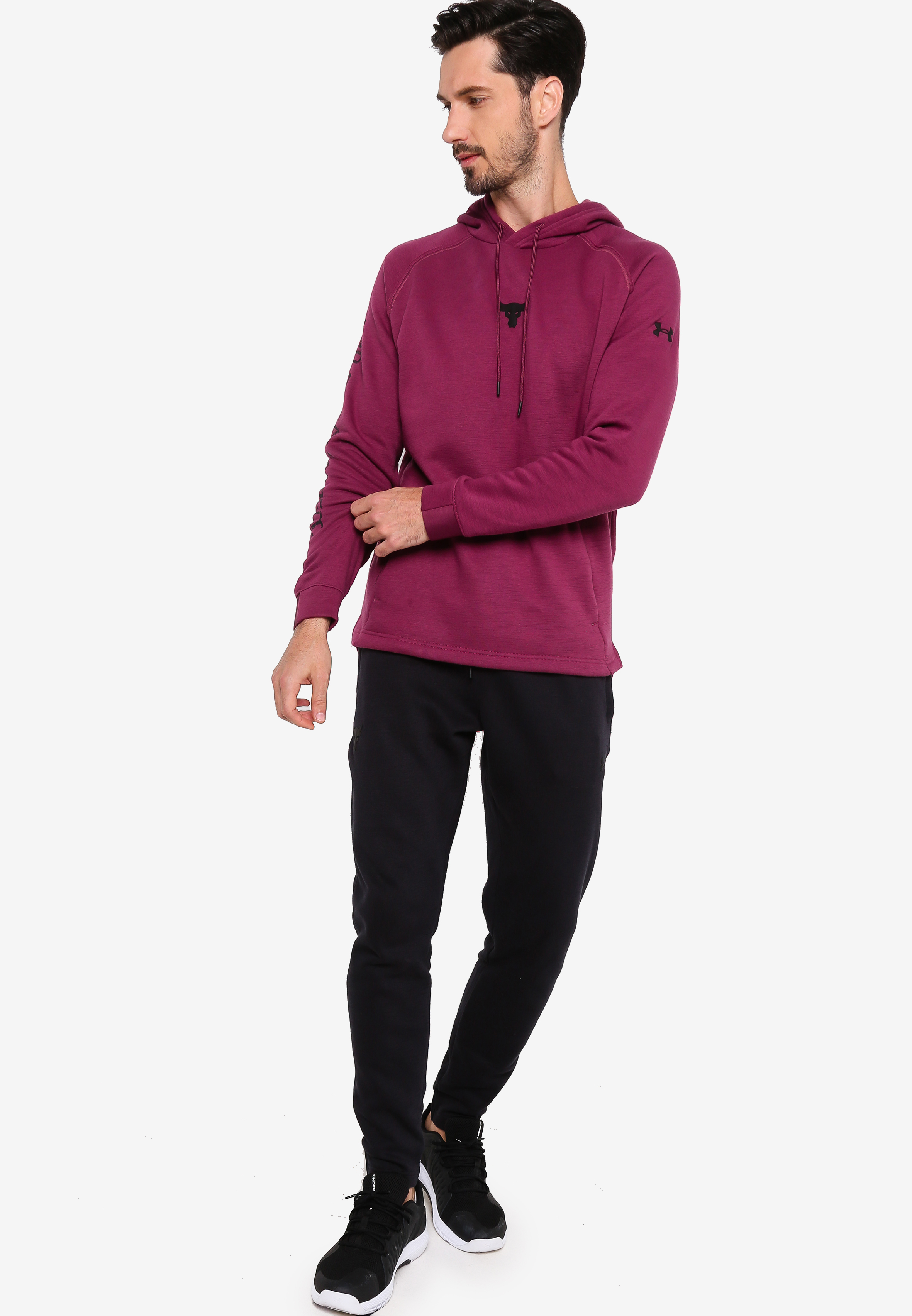 size xl under armour men's hooded shirts & tops