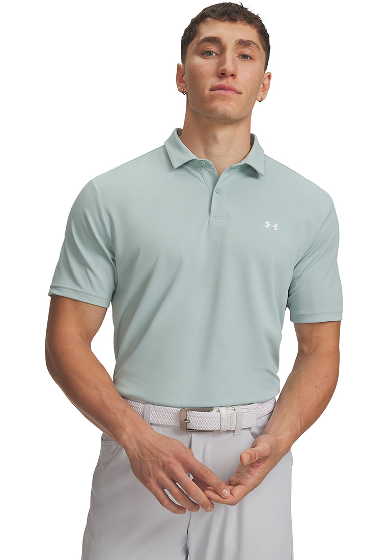 Under Armour Tee To Green Pique Polo Shirt