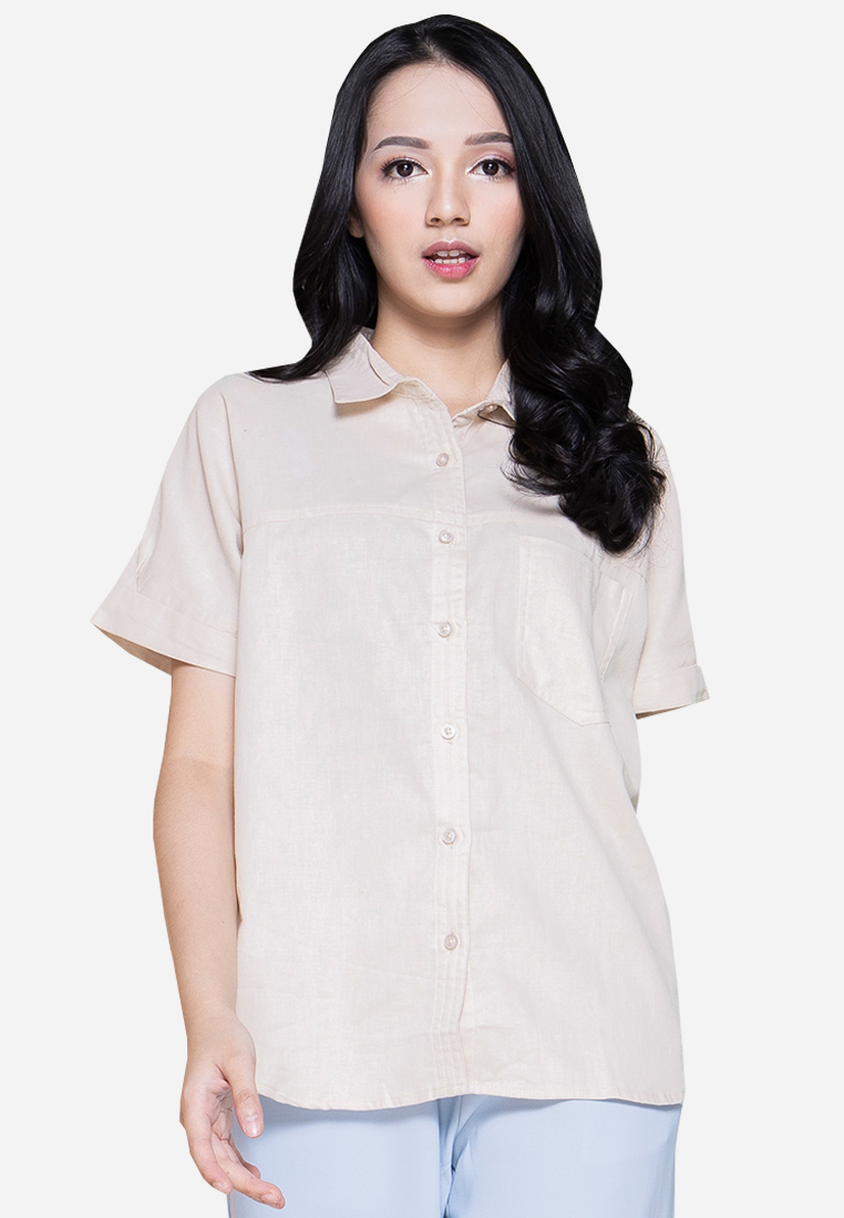 Urban Exchange Alisha Cream Shirt