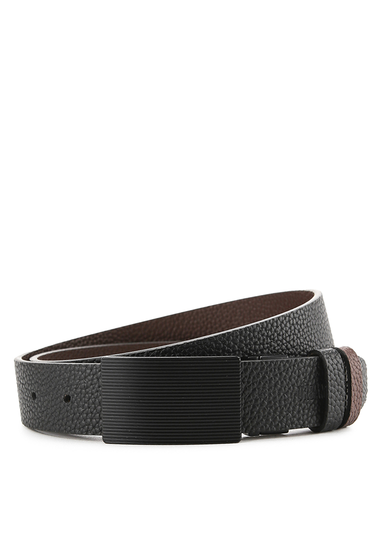Urban State Admiral Plate Buckle Reversible Top Grain Leather Belt